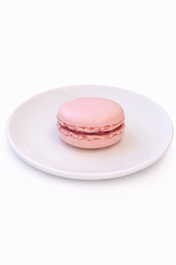 Rožių skonio Macaron